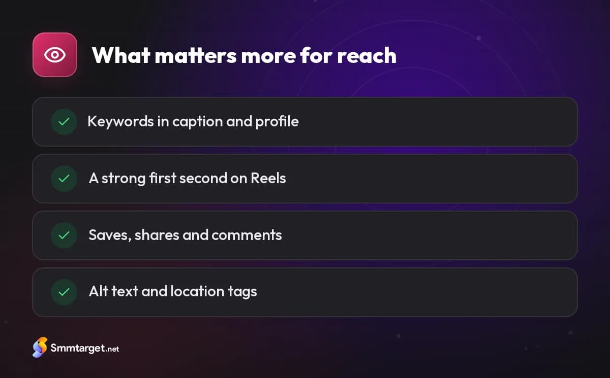 Checklist: four things that matter more than hashtags for Instagram reach